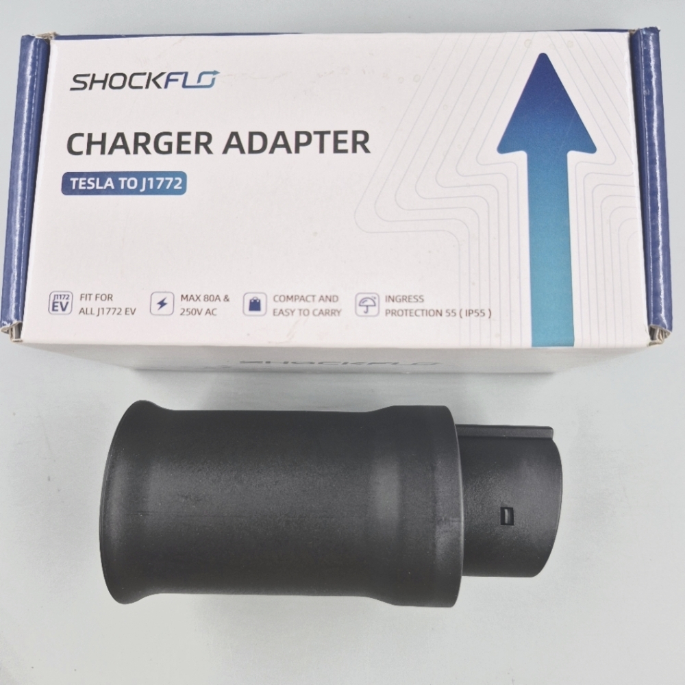 ShockFlo Tesla Charger Adapter Model CA06 Compatible With All J1772 EV